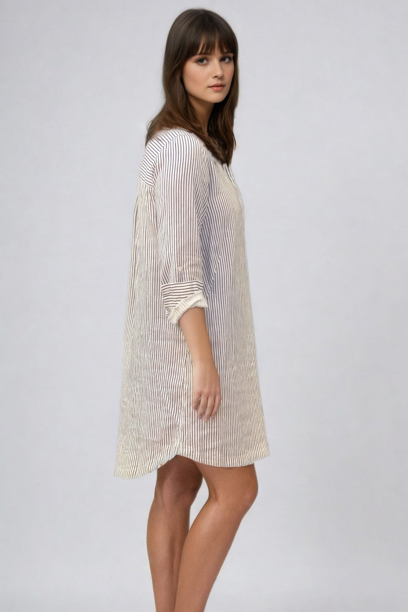Long Sleeve Striped Dress