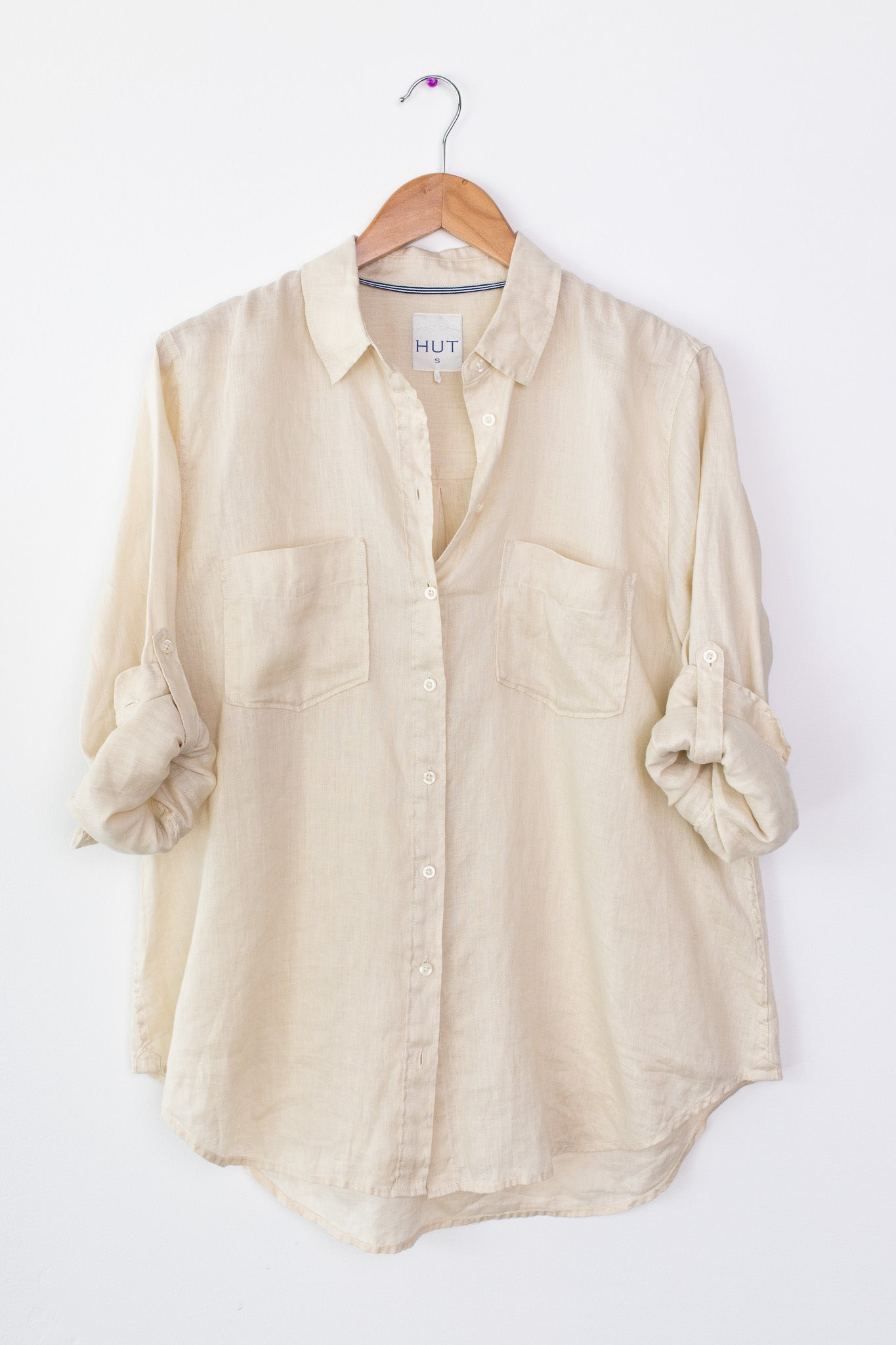 Birch Boyfriend Linen Shirt
