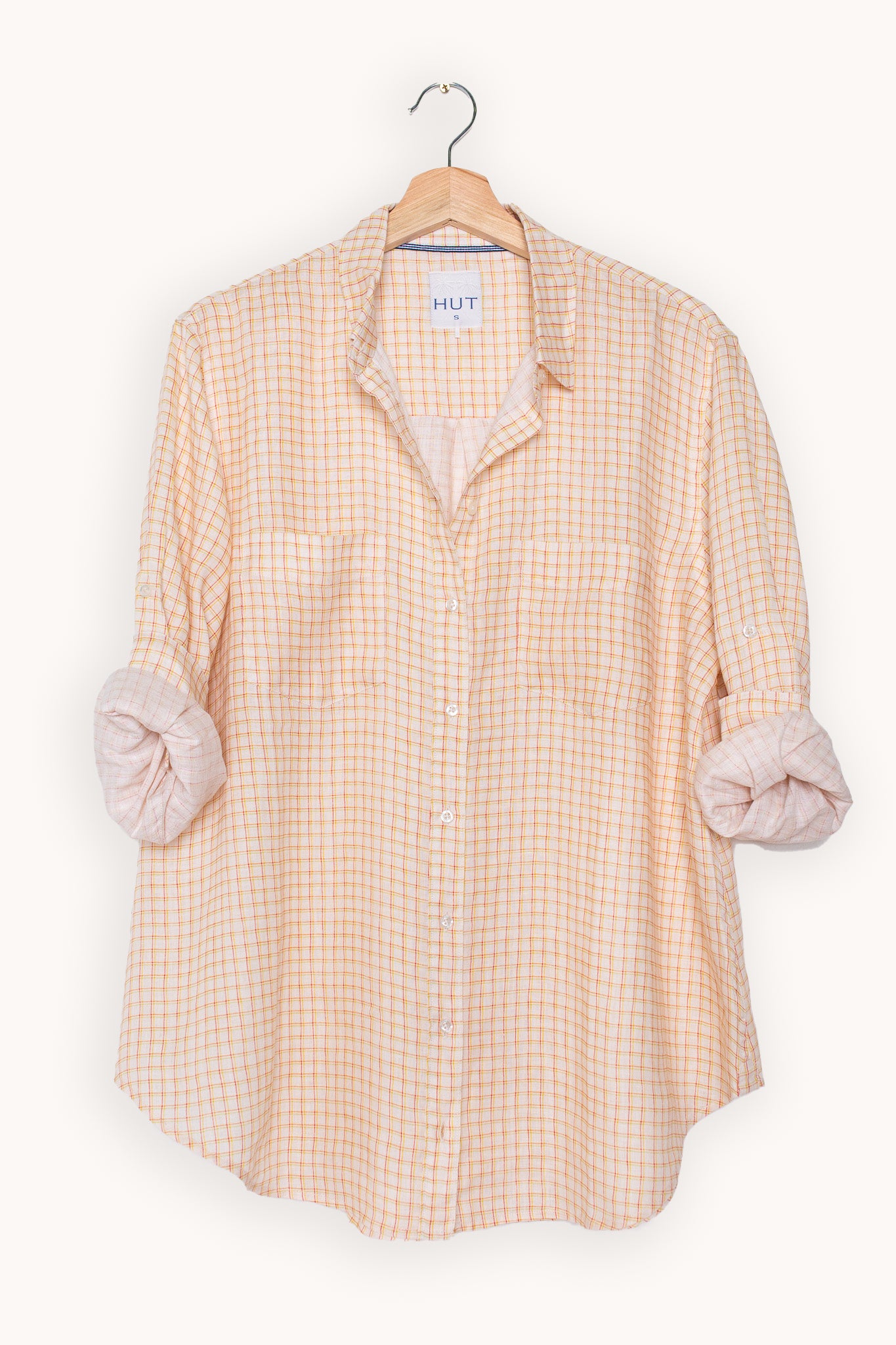 Apricot Check Boyfriend