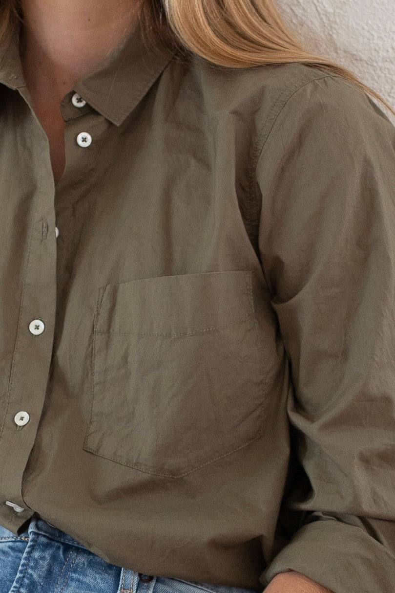 Khaki Cotton Shirt