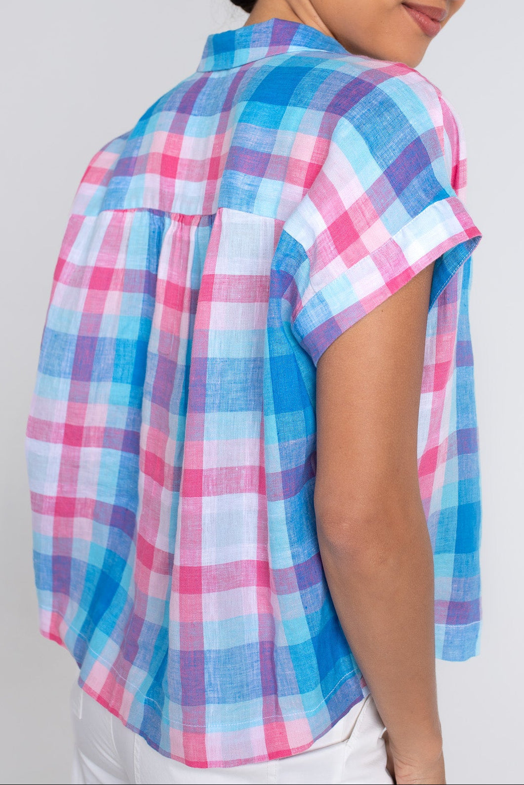 Carnival Plaid Short Sleeve Shirt