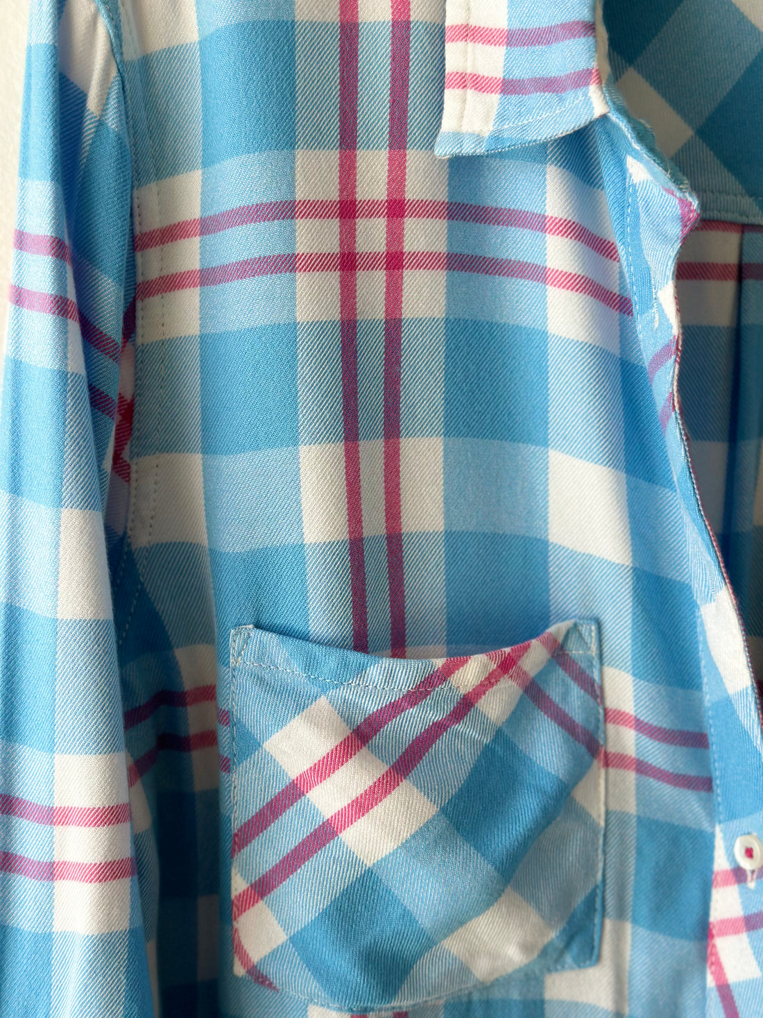 Blue Plaid Cosy Shirt