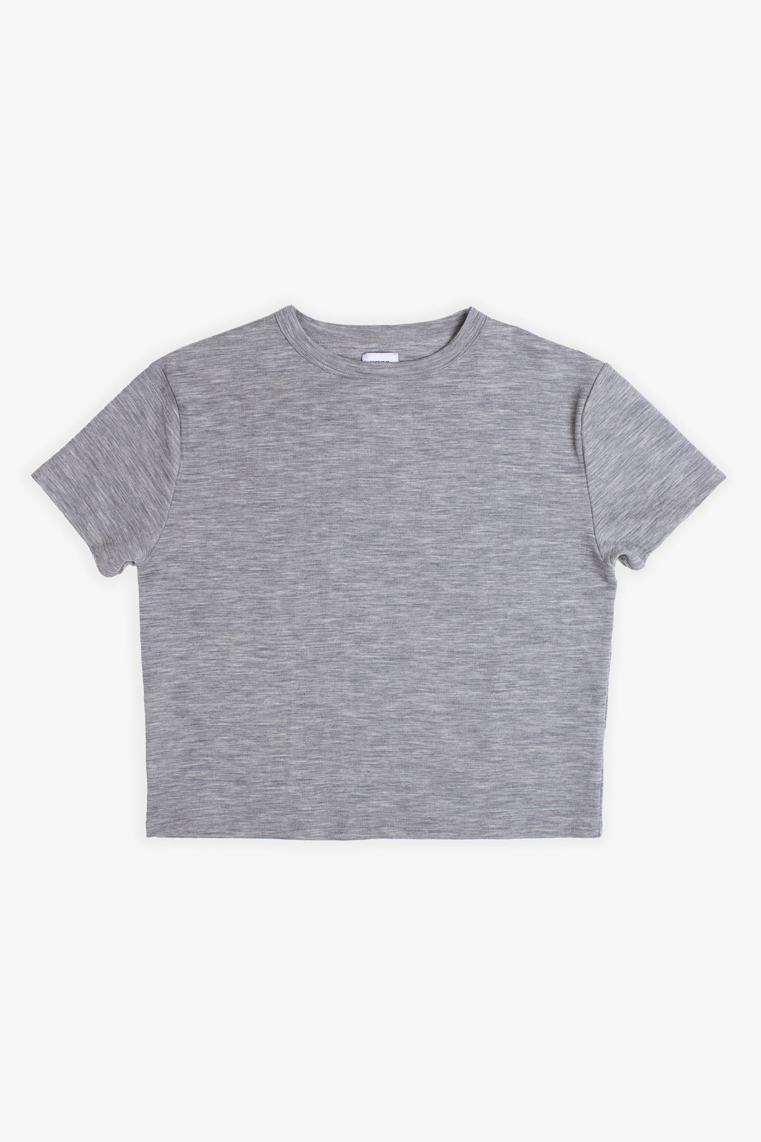 VÆNN Baby Wool Boxy Crew Neck Tee Marble