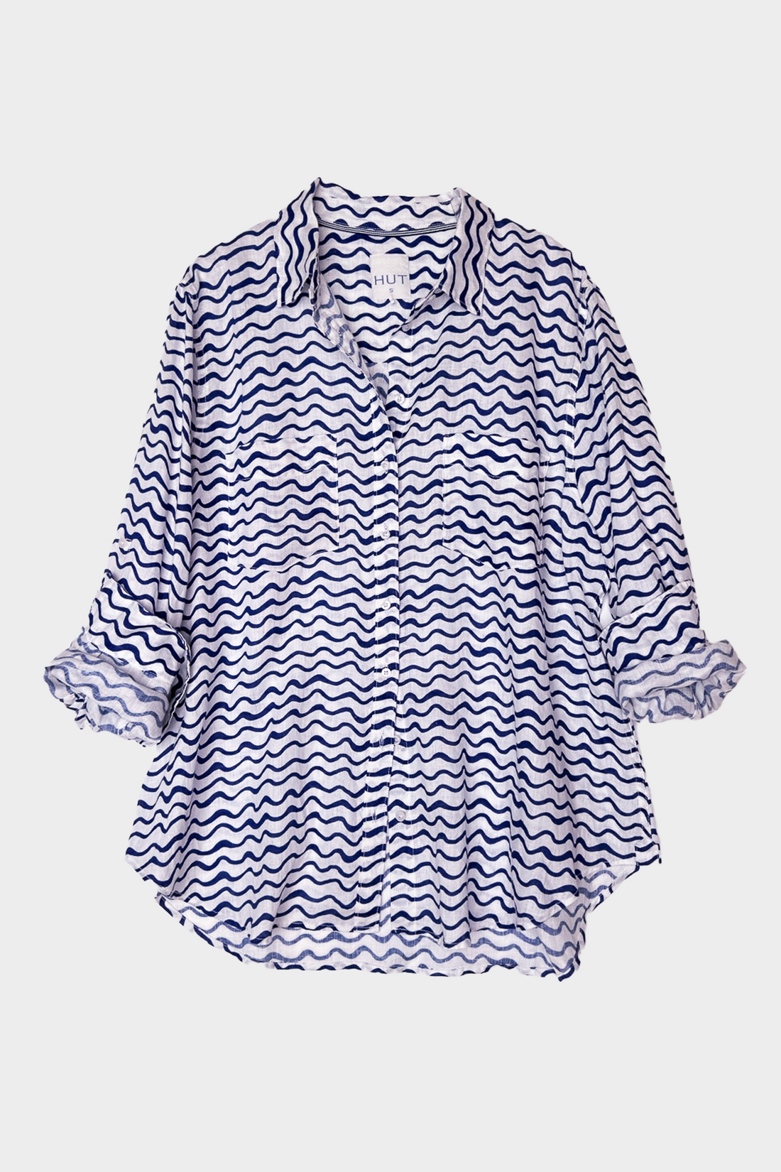 High Tide Boyfriend Linen Shirt