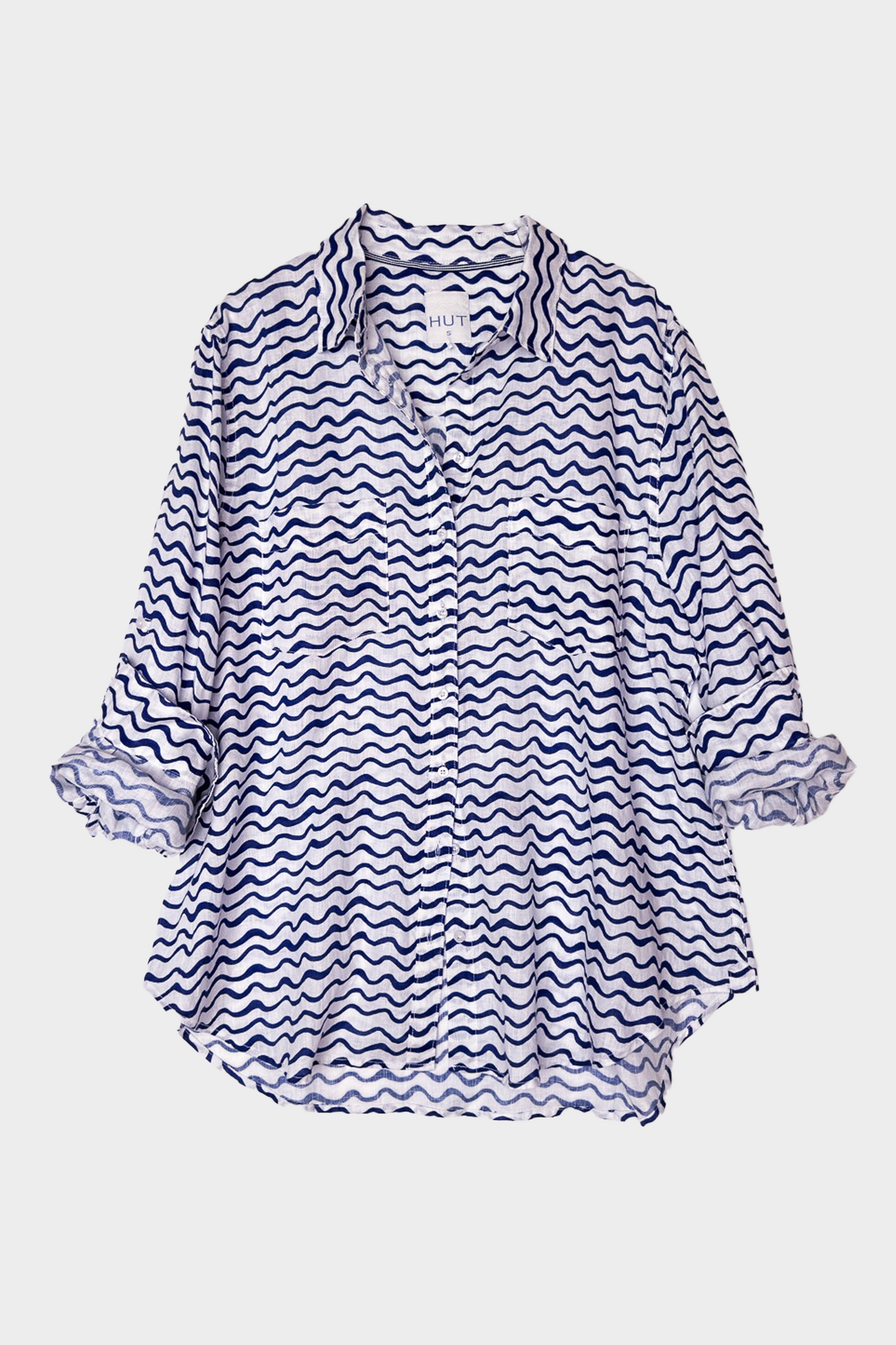High Tide Boyfriend Linen Shirt