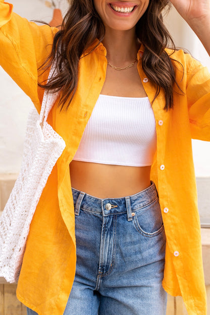 The Beach Shirt - Orange