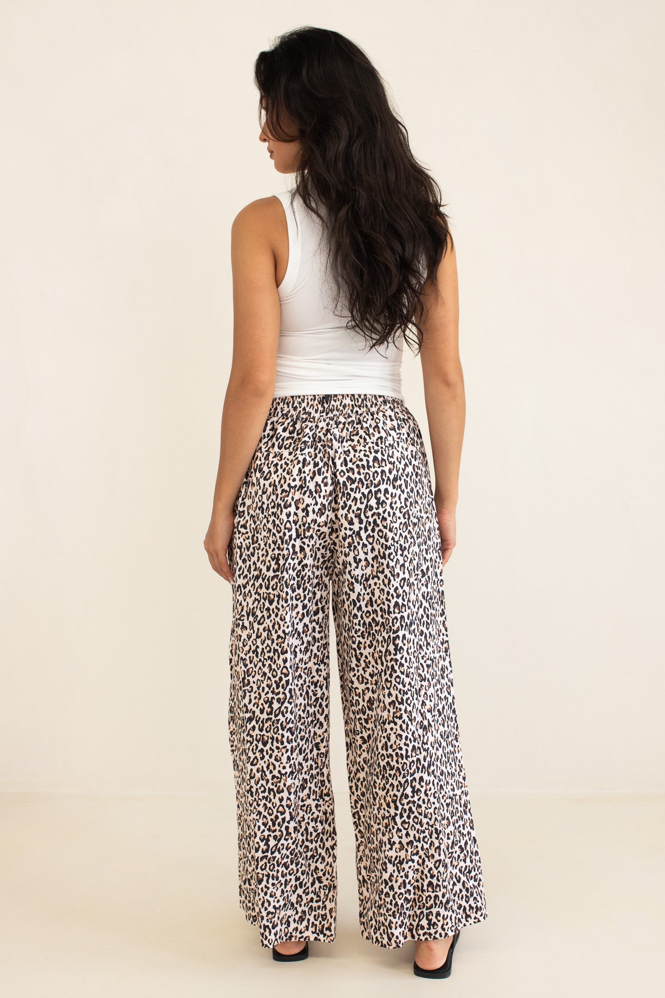 Leopard Marcus Linen Pant