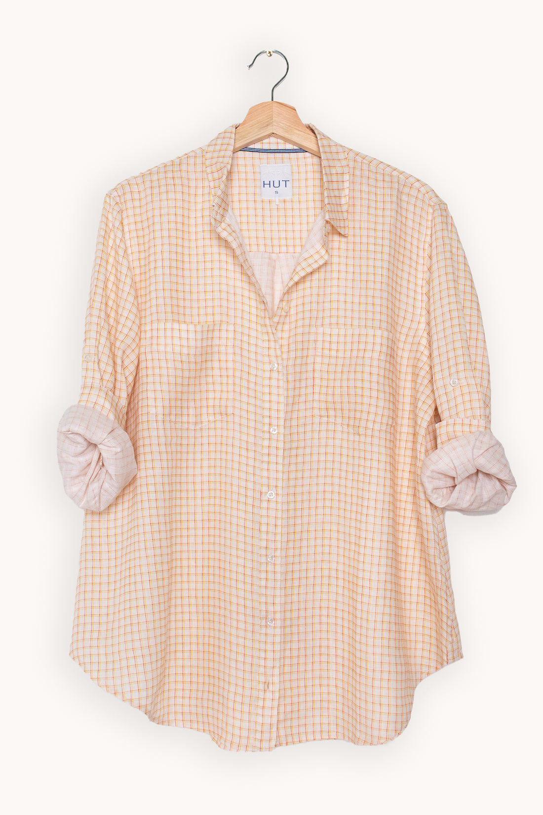 Apricot Check Boyfriend