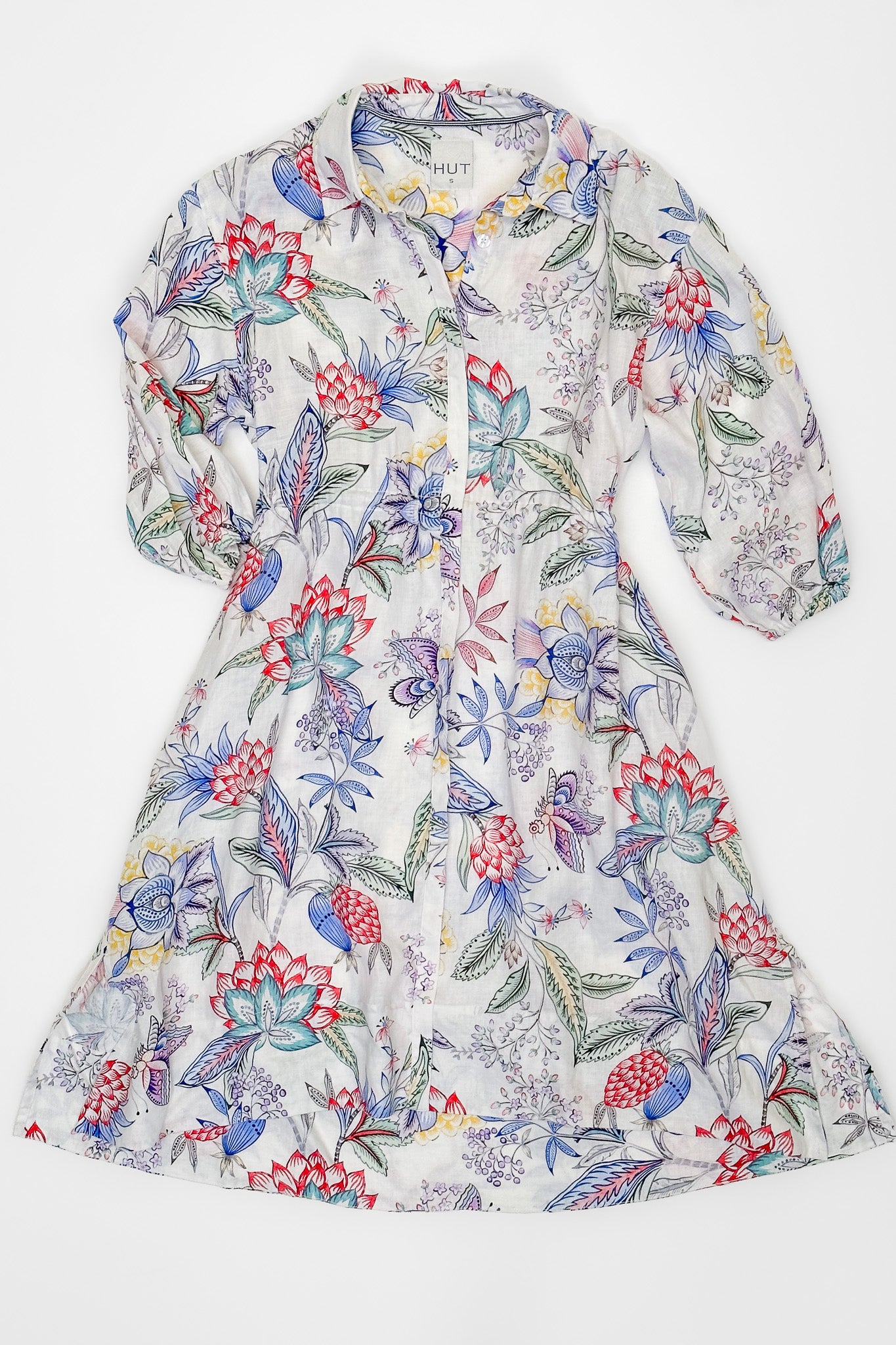 Summer Palace Drawstring Midi Dress