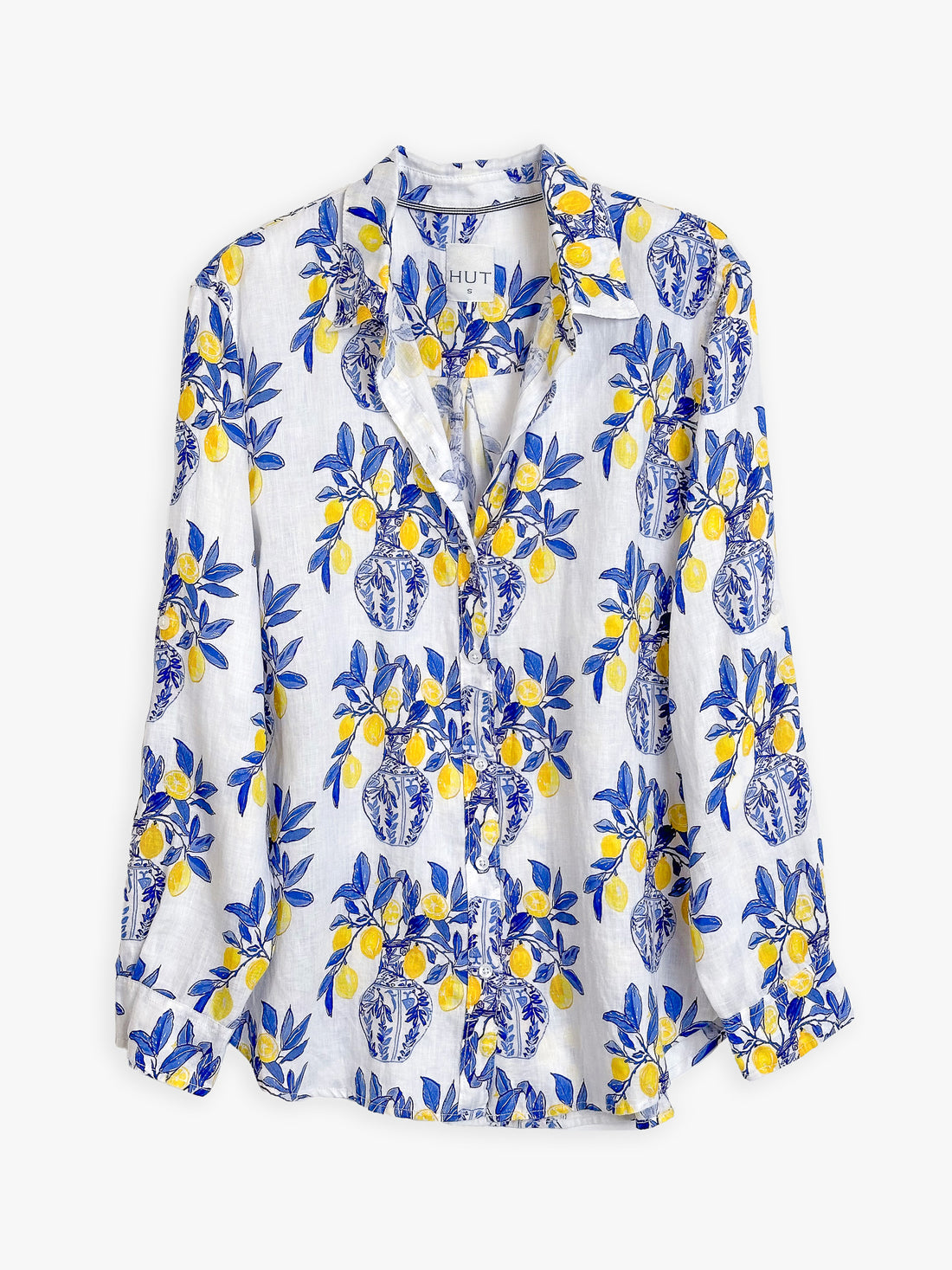 Limoncello Boyfriend Linen Shirt