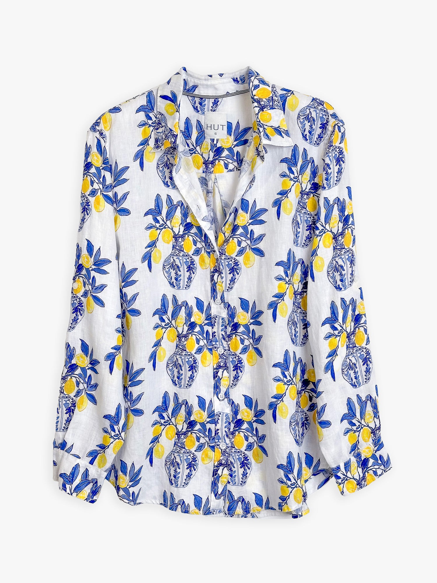 Limoncello Boyfriend Linen Shirt