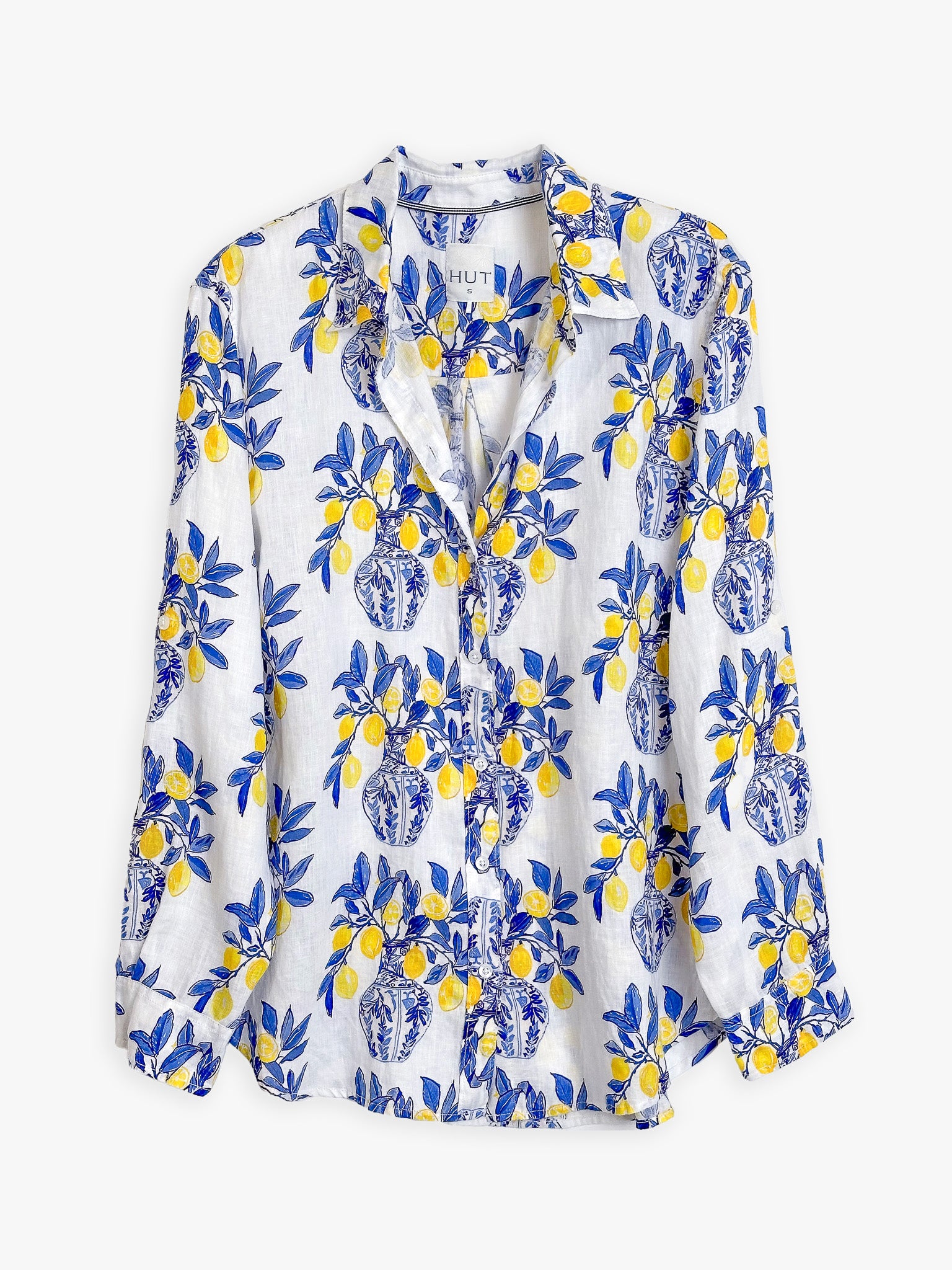 Limoncello Boyfriend Linen Shirt