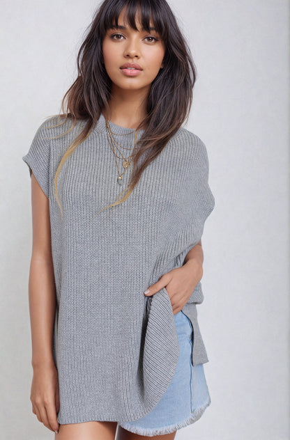 Ash Grey Francesca Vest