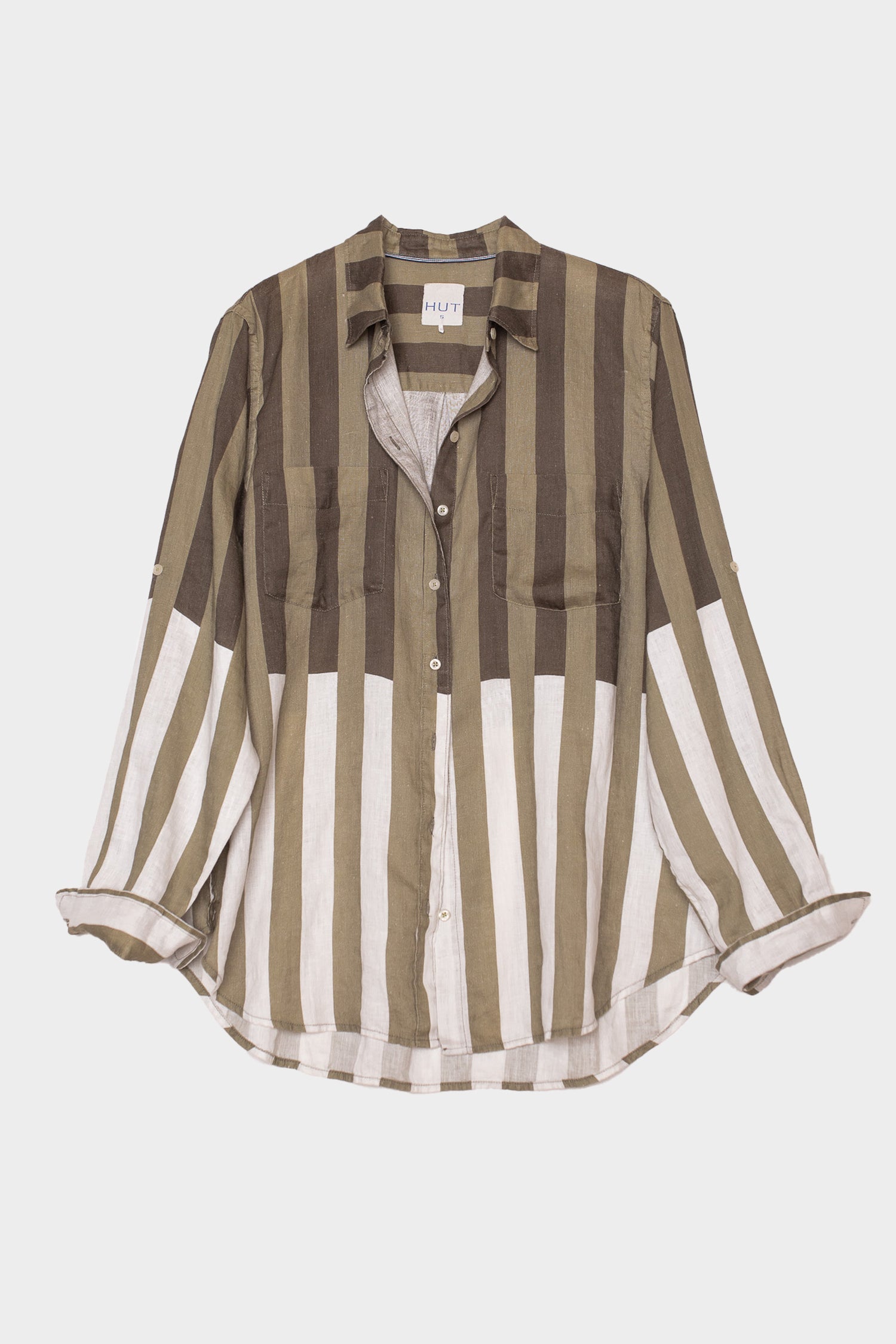 Luxe Latte Boyfriend Linen Shirt