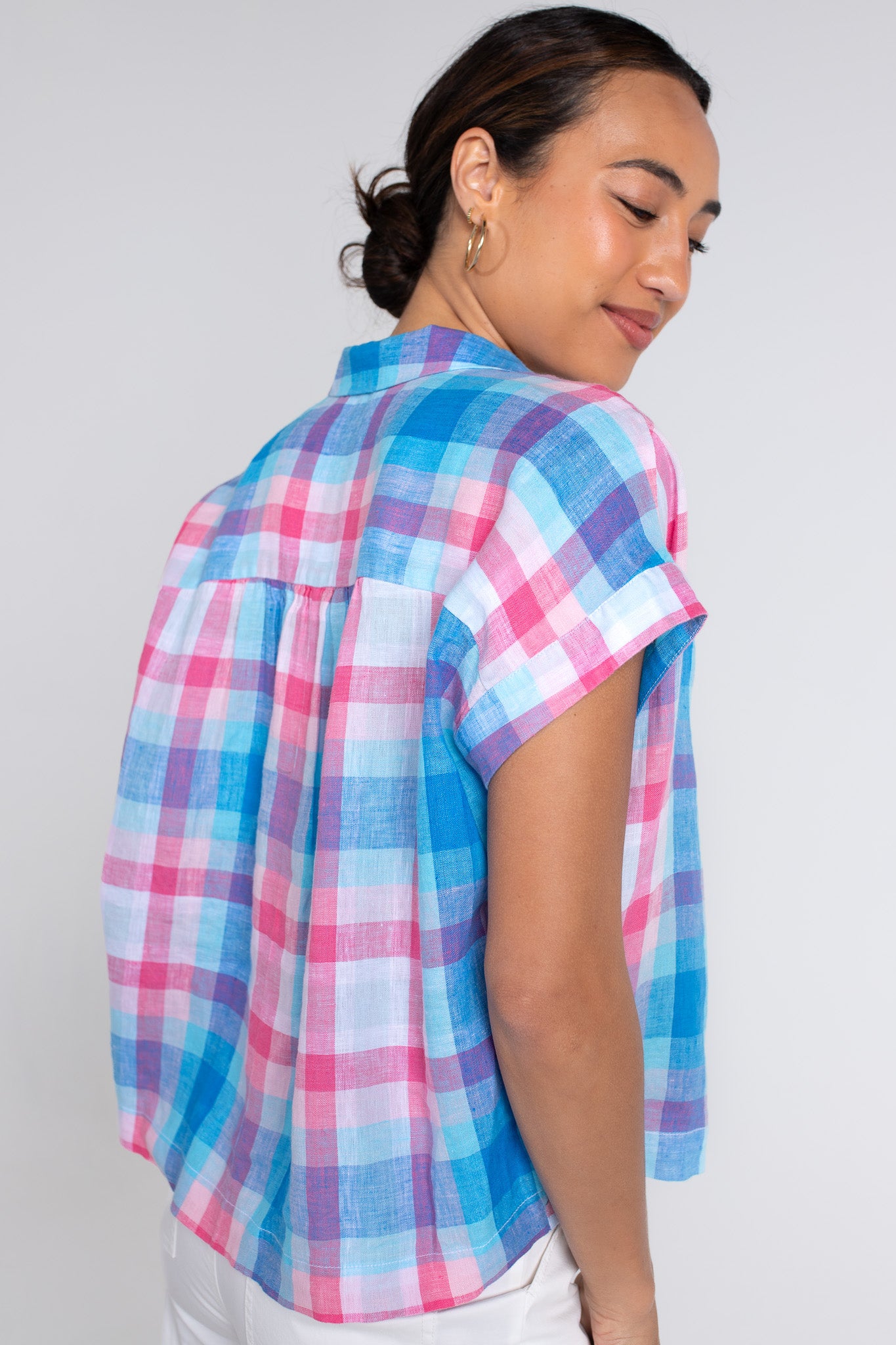 Carnival Plaid Short Sleeve Shirt