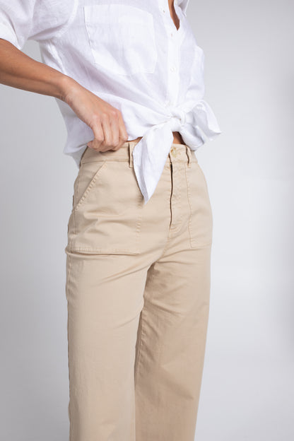 Sand Wide Leg Pant