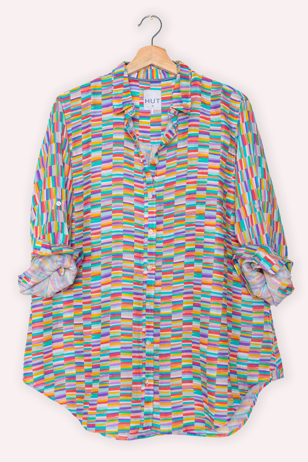 Colour Crush Boyfriend Linen Shirt